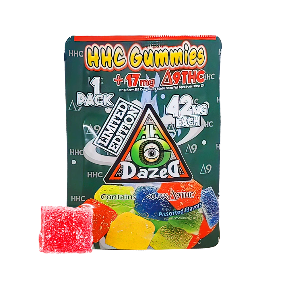 1,050mg D9 THC Gummy Box - Assorted Flavors