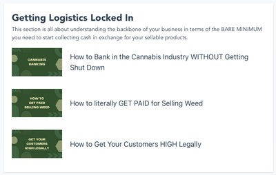 Online Cannabis Sales System - Digital Course